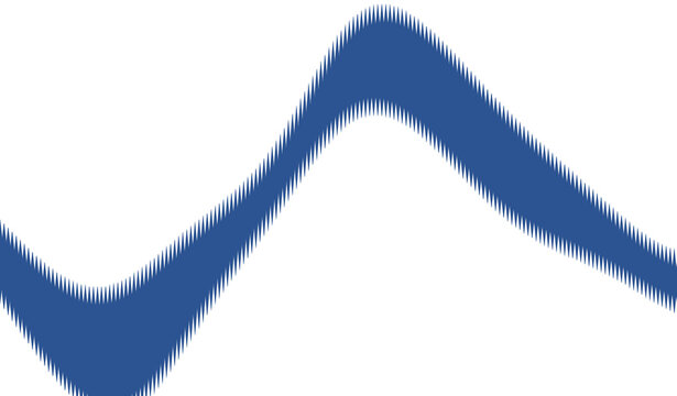 Halftone wave line with dotted texture on transparent background lines blue graphic design element vector