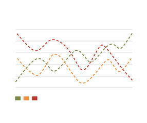 Obraz premium Graph design showing the company's rise and fall trends