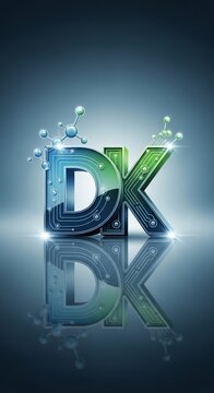 未来を繋ぐ、光の回路。3Dグラフィックの躍動。