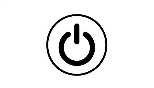 Black and white disabled access symbol icon.