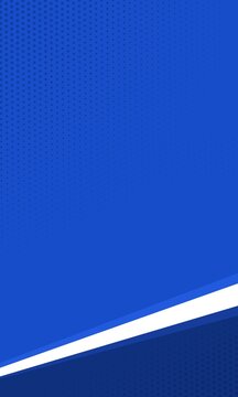 Royal blue pegboard background with diagonal white stripe for modern dynamic designs and sport layout templates.