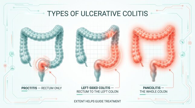 Types of ulcerative colitis