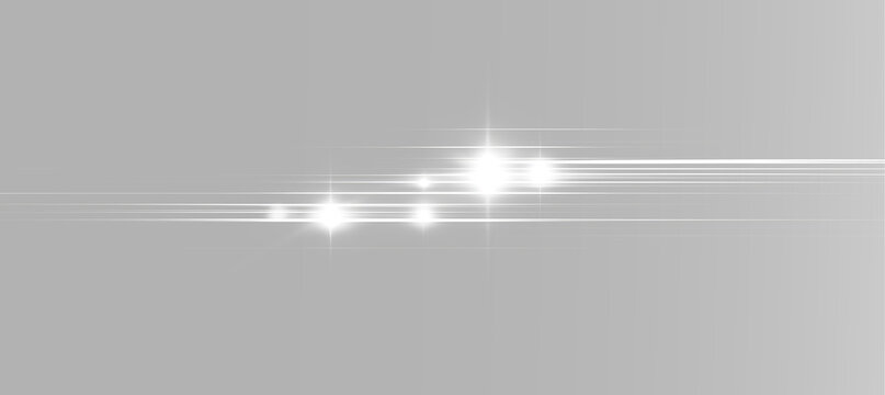 Glowing speed trails with white horizontal light streaks and fast movement effect