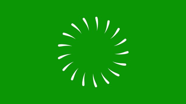 Green and black flag with white emblems in video during daytime with simple motion