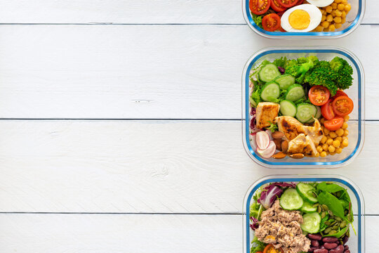 High Protein Fiber Summer Meal Prep Containers