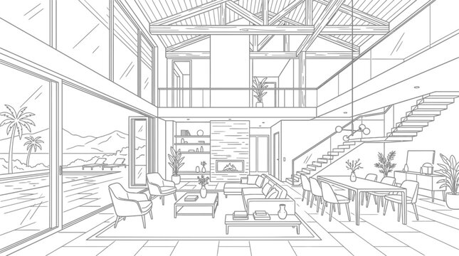 sketch of a house zoon