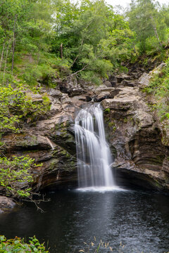 The Falls of Falloch, Loch Lomond and The Trossachs National Park in Scotland.