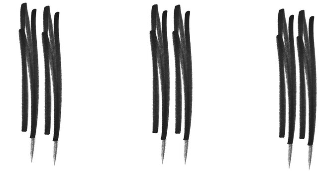 Hand Drawn Tally Marks Scribble Brushes