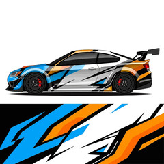 Fototapeta premium Racing Car Wrap Design