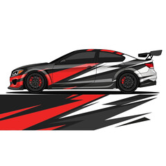 Fototapeta premium Sportscar with Racing Livery