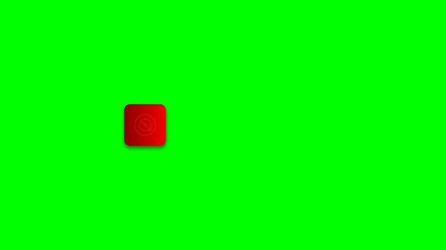 Animated Red Lower Third Title Bar with Placeholder Username and Icon for Video Editing