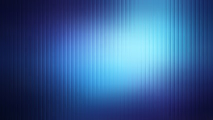 Fototapeta premium Abstract blue gradient background with vertical lines and a bright central glow