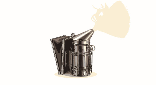 Beekeeping smoker and hive tool for apiculture
