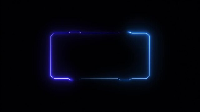 Hud Frame Digital Technology Sci-fi Frame Interface. HUD template. Frame HUD element. Futuristic viewfinder of future. interface data display screen. Artificial intelligent.technology sci fi frame hud