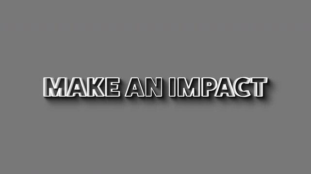 Set of 4 seamless loopable typography animations featuring a dynamic echo text effect with business slogans moving forward and backward, transparent background with alpha channel