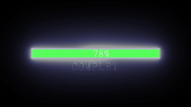 Progress bar vectors update application deployment metrics past fifty-seven percent. Digital dashboard monitoring panels gain a high visibility user interface asset. Bars grow.