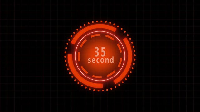 Countdown timer graphics track a seventeen second limit inside orange HUD grids. Tactical system dashboard panels gain high visual complexity here. Chronometers run.