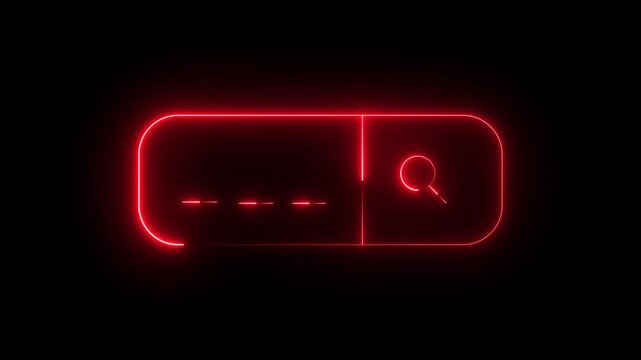 Search bar. digital space graphic design .text box for searching database or web browser. animation.4k animation video.