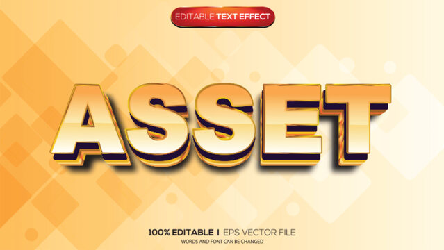 3d text effect asset theme