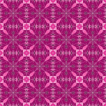 Seamless patterrn​, abstract ​ pink design on Dark​  pink  background fot textile, wallpaper, wrapping paper and digital art.