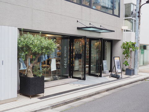 TOKYO, JAPAN - May 6, 2026: A Mitsumine store in Tokyo's Aoyoama area.
