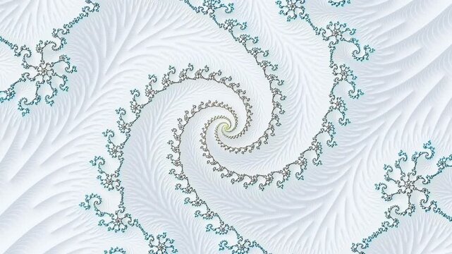 Stunning detailed mathematical fractal visuals featuring intricate textures and vibrant geometric patterns evolving seamlessly through continuous dimensional movement