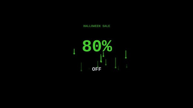 Halloween slime green drip percent sale animated.   transparent background alpha