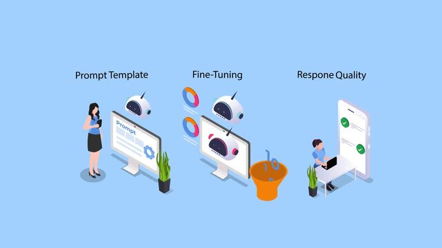 AI Prompt Engineering, Fine-Tuning, and Response Quality 3d animation cartoon