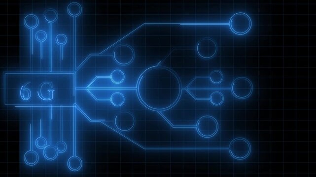 Network animation vectors link digital microchip pathways over technical coordinate sheets. Cellular telecommunication overviews look completely authentic here. System grids pulse.