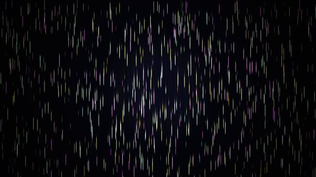 smooth moving magenta and green falling data lines abstract background