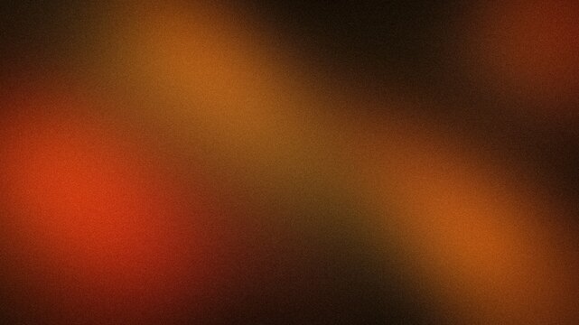 Abstract grainy blurred background with warm red yellow and brown gradient texture in 4K resolution for tech wallpaper t