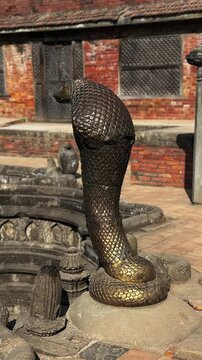 Glimpese of temple of Bhaktapur in Nepal.