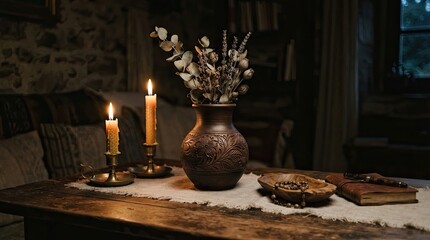 still life with candle © Sumardi
