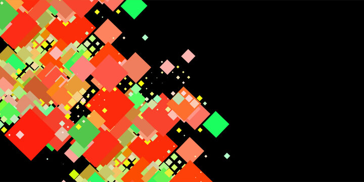 Photograph of digital glitch or colorful texture pixel display error