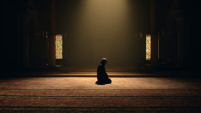 Prayer in a mosque