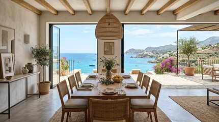 Fototapeta premium restaurant on the beach