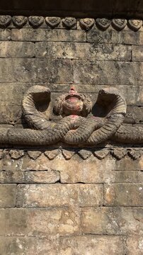  Glimpese of temple of Bhaktapur in Nepal.