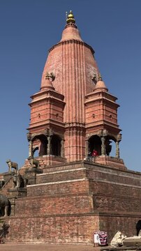  Glimpese of temple of Bhaktapur in Nepal.