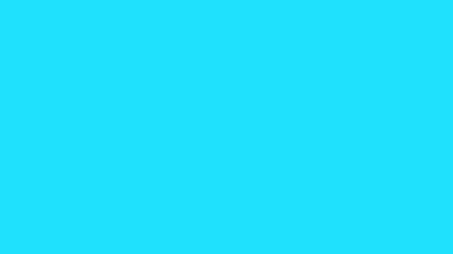 Minimalist red line expanding on cyan background, motion abstract