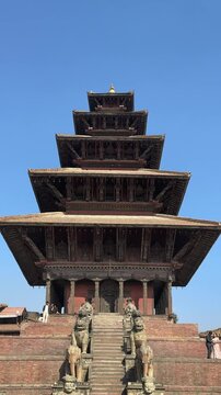  Glimpese of temple of Bhaktapur in Nepal.
