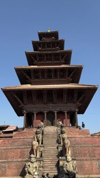  Glimpese of temple of Bhaktapur in Nepal.