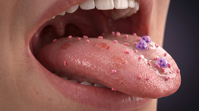 Gonococcal Tongue Infection