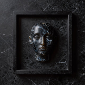 Fantasy Art Marble Bathroom. Onyx Marble Texture Background For Image
