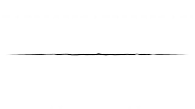 Minimal Audio Waveform Loop Animation