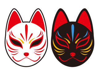 お面・狐 © mao