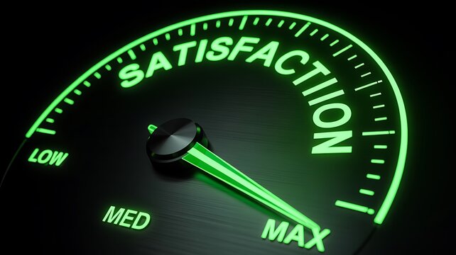 Customer satisfaction measurement and service quality business concept