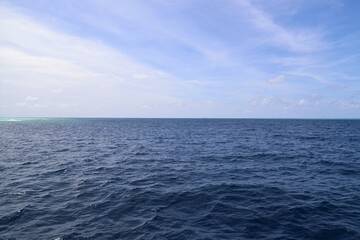 Fototapeta premium blue sky and sea