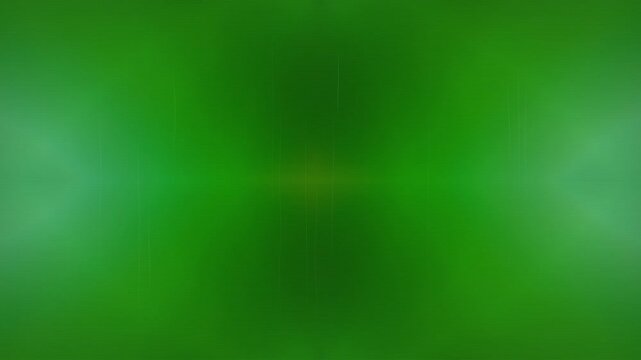 Vibrant green gradient with soft glowing light and subtle scanline texture creates a smooth cinematic motion background.