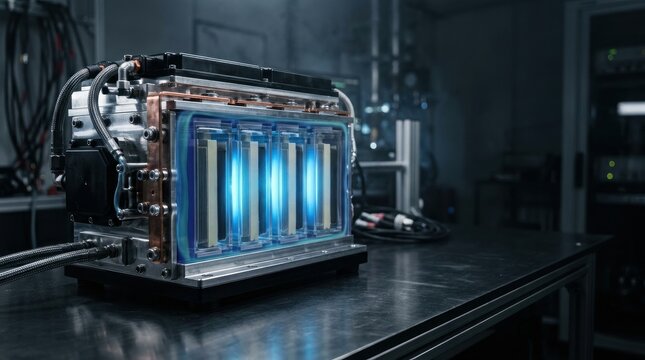 Laboratory hydrogen fuel cell stack for clean energy research and power technology