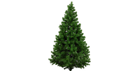 Fototapeta premium Christmas tree on white background